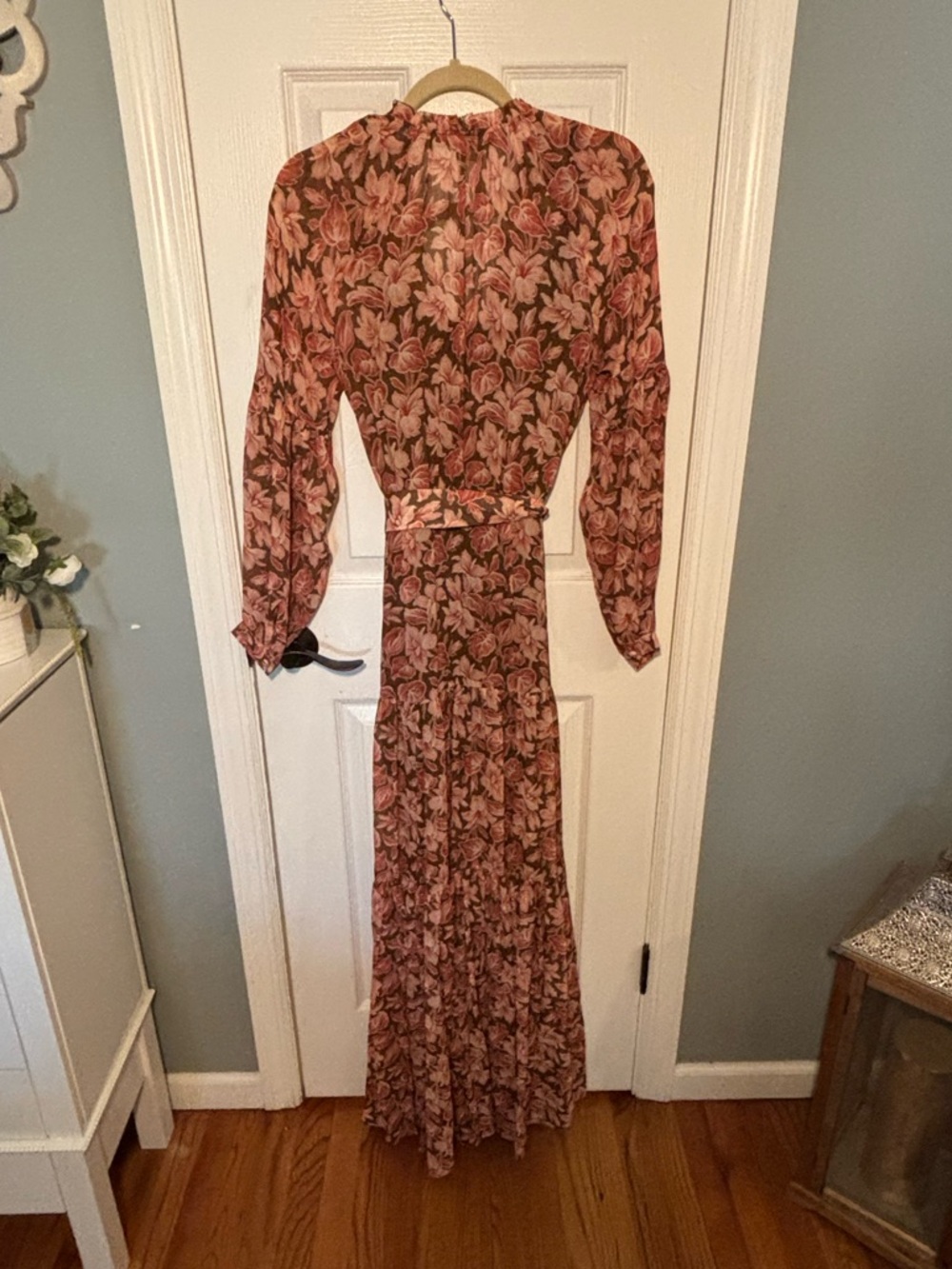 Veronica Beard Isra Silk Maxi Dress - Picture 8 of 11